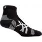 Black ASICS men's cushioning 2 pack socks with cushioning in the heel from O'Neills