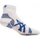 white ASICS men's 2 pack socks with cushioning at the heel from O'Neills