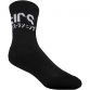 black and white ASICS men's 2 pack crew length socks from O'Neills