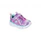 multicoloured ombre Skechers kids's runners with light up features from O'Neills