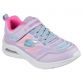 Kids' Lavender Skechers Microspec Max - Airy Color PS Trainers, with an ombre mesh and synthetic upper from O'Neills.
