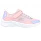 Kids' Pink Skechers Microspec PS Trainers, with a 1-inch heel from O'Neills.