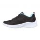 black Skechers kids' runners with a visible air-cushioned midsole from O'Neills