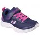 Kids' Navy Skechers Dreamy Dancer - Pretty Fresh PS Trainers, with a 1-inch heel from O'Neills.