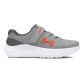 Grey Under Armour Kids' UA Surge 4 AC Junior Running Shoes from O'Neill's.