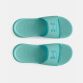 Women's blue Under Armour sliders from O'Neills.