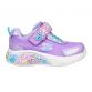 Light Purple Skechers Kids' My Dreamers, with Slip-on style with a stretch laces and an instep strap from O'Neills.