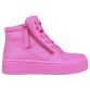 Pink Skechers Kids' Court High - Color Voltage Junior Trainers from O'Neill's.