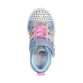 Blue Skechers Twinkle Sparks - Jumpin' Clouds Infant Trainers with rainbow unicorn print from O'Neill's.