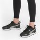 Black and Silver Puma trainers with synthetic leather upper from O'Neills.