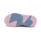 white, pink and blue Puma kids' runners with laces and a rubber outsole from O'Neills