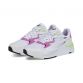 Kids' white and pink laced Puma trainers from O'Neills.