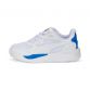White/Blue Puma Kids' X-Ray Speed AC PS Trainers  with Elastics and hook-and-loop closure from O'Neills.