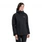 Black women's Berghaus Deluge Pro Waterproof Jacket with adjustable hood and zip pockets from O'Neills.