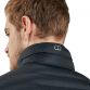 Black men's Berghaus Seral Insulated Jacket with silver logo on the back of neck from O'Neills.