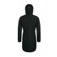 black Berghaus women's long jacket with hood by O'Neills