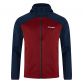 Men's Red and Navy Berghaus Gyber Fleece Jacket, with a snug fitting hood from O'Neills.