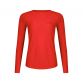 Red Women's Berghaus 24/7 Baselayer with a round neck and long sleeves from O'Neills