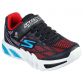 Black / Red / Blue Skechers Kids' Flex-Glow Elite, with a Cushioned comfort insole from O'Neills.