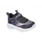 Kids' Skechers Lace Up velcro strap Trainers With lights black and grey from O'Neills.