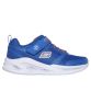 Blue Kids' Skechers Lace Up Trainers with Velcro strap and S logo Navy and white from O'Neills.