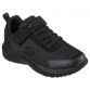 Kids' Black Skechers Dynamic Tread PS Trainers, with hook and loop strap closure from O'Neills.