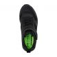 Kids' Black Skechers Kids' Uno Lite - Zelton Shoes, with adjustable instep strap from O'Neills.
