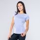 Blue Women's Madison t-shirt with v-neck and short sleeves by O’Neills.
