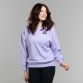 Purple women's oversized sweatshirt with ribbed cuffs from O'Neills.