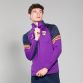 Purple, Marine and Amber Harlem Wexford GAA men’s half zip top with zip pockets by O’Neills.
