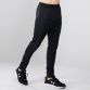 Black Mens Cody skinny pants with drawstrings and cuffed legs by O'Neills. 