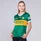 Green/Yellow Women's Kerry GAA Home Jersey 2022 by O'Neills. 