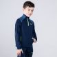 Marine / Blue / Green Boys’ half zip top with brushed inner and two side pockets by O’Neills.