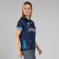 Marine Dublin Camogie Goalkeeper Jersey 2024 with navy knitted collar by O’Neills.