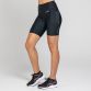 Black Women's Ariana Cycling Shorts with mesh thigh pockets by O'Neills. 