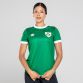 Women's green Ireland Premier jersey featuring the iconic shamrock crest from O'Neills.
