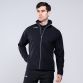 Men's Black Idaho softshell jacket with two side zip pockets by O’Neills.