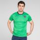 Green Men’s Corey Éire sports t-shirt with woven Éire crest by O’Neills.
