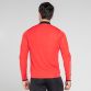 Red Men’s Half Zip Midlayer Training Top with 3D stripe on sleeves by O’Neills.