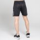 Black Men’s gym shorts with zip pockets by O’Neills.
