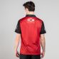 Red/Black Men's Down GAA Goalkeeper Jersey with sponsoring logos by O'Neills. 