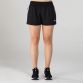 Black Women’s Sports Shorts with elasticated waistband by O’Neills.