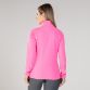 Pink / White Women's Cairo Half Zip Fleece with zip pockets by O'Neills.