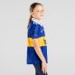 Blue/Yellow Kids' Tipperary GAA Home Jersey 2022 with sponsor logos by O'Neills.