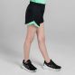 Black / Green Kids' Skylar shorts with drawstring by O'Neills.