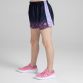 Navy Kids’ Miley Sports Shorts with pink and lavender ombre design by O’Neills.