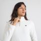 White Women’s Cairo Micro Fleece Half Zip Top with two zip pockets by O’Neills.
