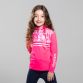 Pink Aragon Kids’ half zip top with a geometric print on the chest from O’Neills.