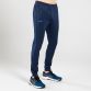 Men's Navy/Royal Blue skinny tracksuit bottoms with zip pockets and stripe detail on the sides by O’Neills