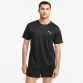 Puma Men's Favourite Short Sleeve Running T-Shirt Black